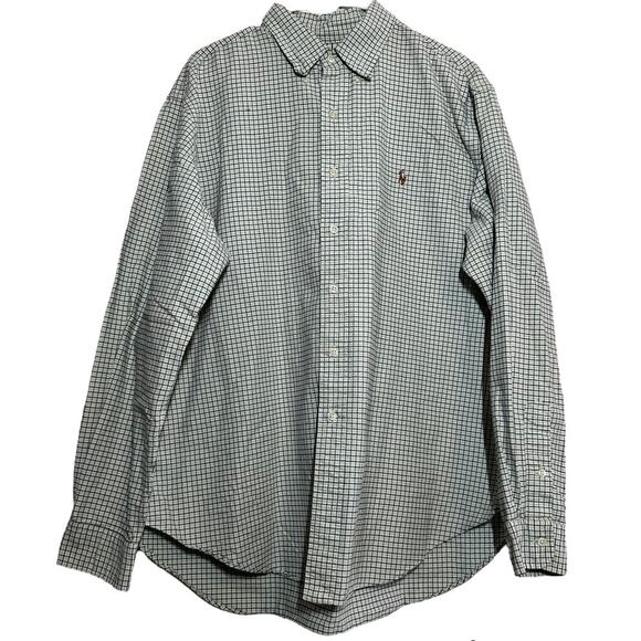 Ralph Lauren Classic Fit Shirt Checked Long Sleeve Button Down Collared XL - Picture 1 of 5